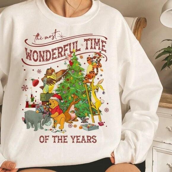 Other - Dsney Winnie The Pooh Christmas, Dsney Christmas Sweatshirt